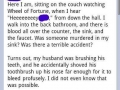 So I had a mishap last night