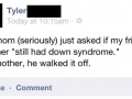 He walked it off