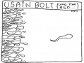 Usain Bolt's first race