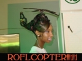 Helicopter girl
