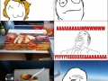 Airline food rage
