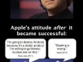 Apple's attitude