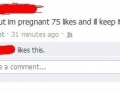 When FB likes go too far