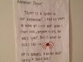 Sign outside the bathroom