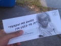 I can't throw it away