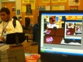 What my friend does in class