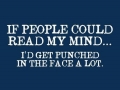 If people could read minds
