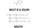Math, stahp!
