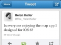 Helen Keller and iOS 6