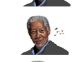 Morgan Freeman in MS Paint