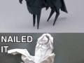 Origami lvl: Nailed it