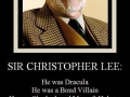 Sir Christopher Lee