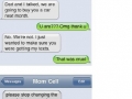 Parents texting