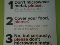 Microwaving your food