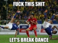 No time to play football