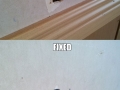 Fixed a hole in the wall