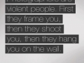 Photographers are violent