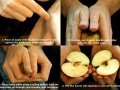 How to break an apple