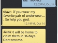 I won't wear them