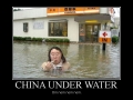 China under water