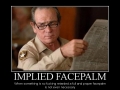 Implied Facepalm