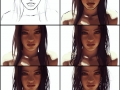 Perfect drawing of a woman