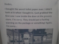 Found in the bathroom