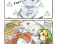 Link being a mute boy