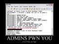 Admin pwns you
