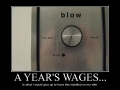 A year's wages..