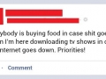 Priorities