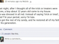 Epic trick or treater