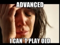 Can't play childhood games