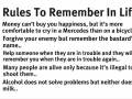 My rules in life