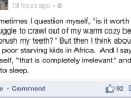 That is completely irrelevant