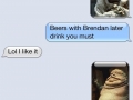 Getting my buddy to the bar