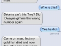 Dwayne's in trouble