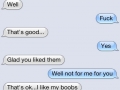 Texting my gf