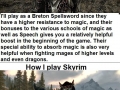 Playing Skyrim