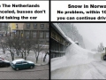 Snow in Europe