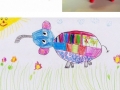 Kids' drawings as dolls