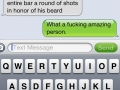 Manly man goes to the bar