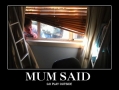 Mum said..