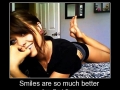 Just smile girls!