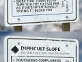 Ski Signs
