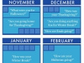 The Small Talk Calendar