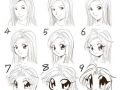 How to draw anime eyes