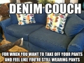 Denim Couch
