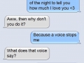 I can hear voices..
