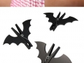 Bat peg clips for fancy caves